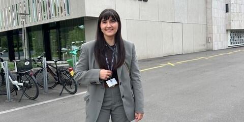 Die Geförderte Leah Salome Schultz in der Schweiz